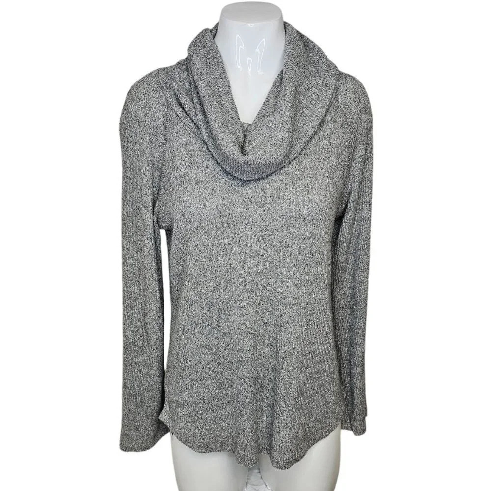 Anthropologie Maeve Ribbed Cowl  Neck Top Size Small